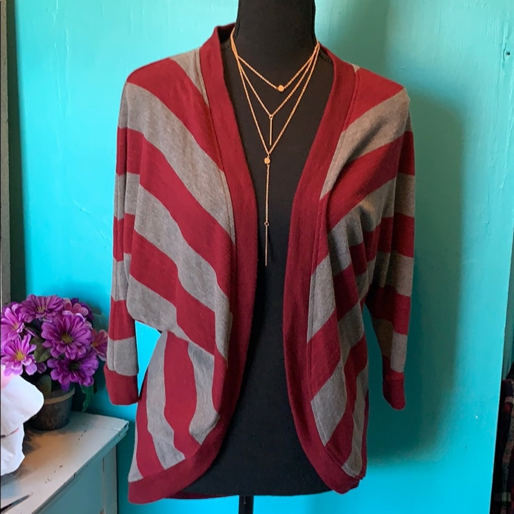 🔥4/$20 striped cardigan